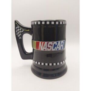 Black NASCAR Checkered Flag Mug/Stein by Sherwood